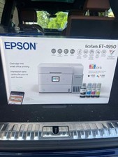 Epson EcoTank ET-4950 Wireless All-in-One Color Supertank Printer FREE SHIPPING 