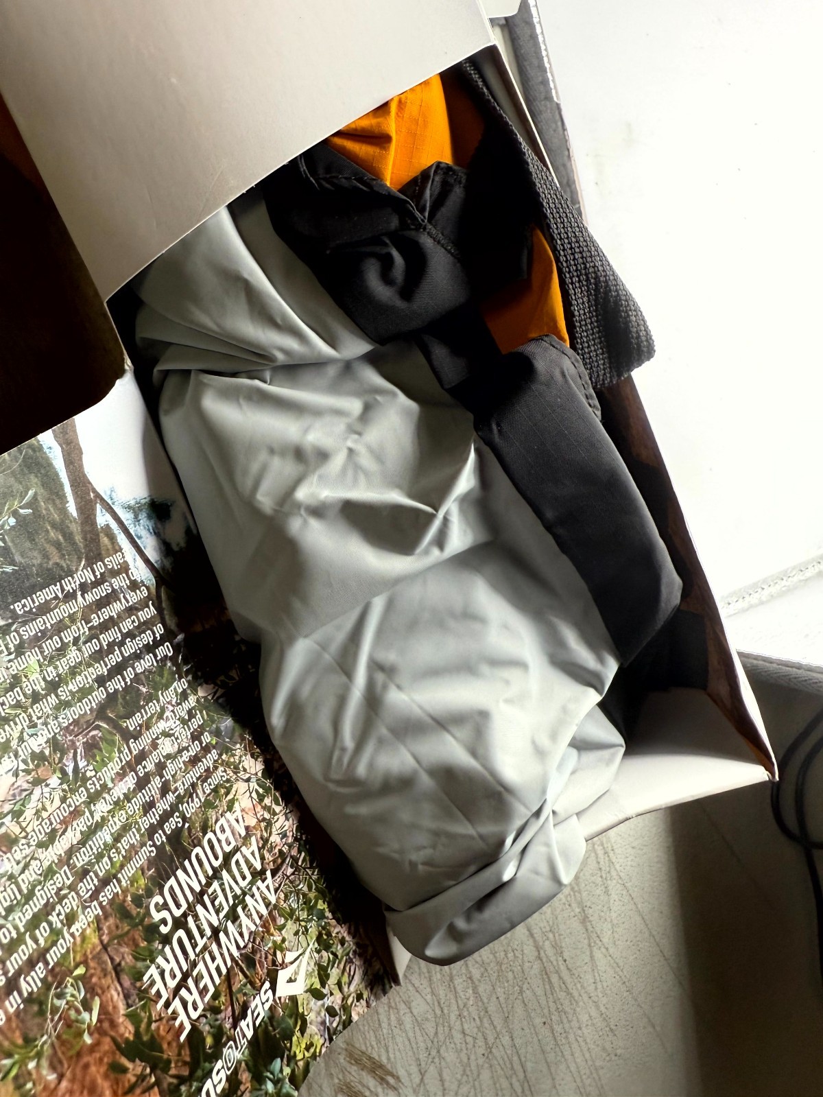 New Sea to Summit Evac Compression Dry Bag 35L Waterproof Sack Gray 13x22"