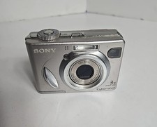 Sony Cyber-Shot 5.1 Mega Pixels Digital Camera DSC-W5 - Silver FOR PARTS REPAIR