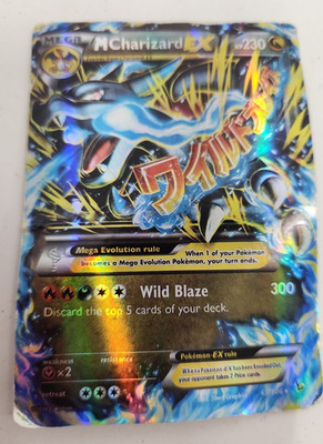 Pokémon TCG Mega M Charizard EX Flashfire Holo Ultra Rare Card 69/106