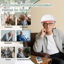 1070nm Near Infrared Light Therapy Helmet 280 LEDs for Brain Wellness  Focus