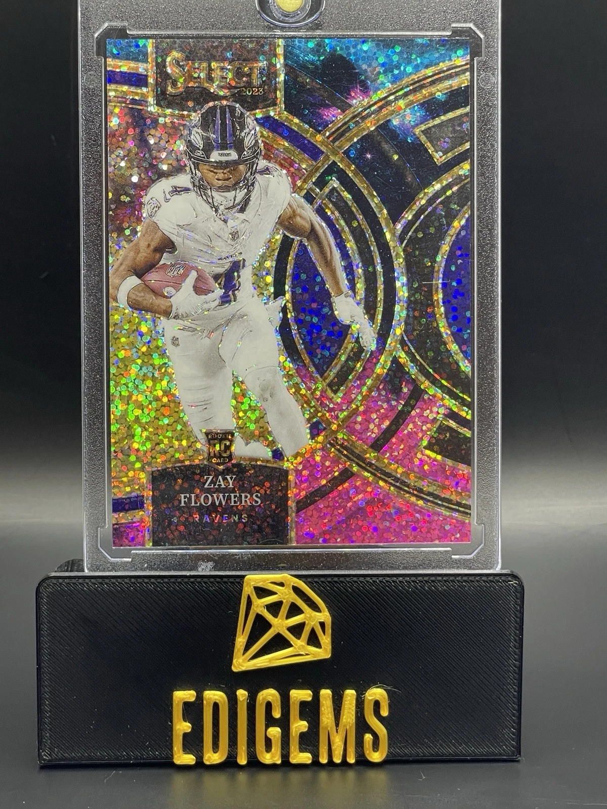 2023 Panini Select Premeire Level Cosmic Prizm Zay Flowers Rookie SSP No. 157🔥
