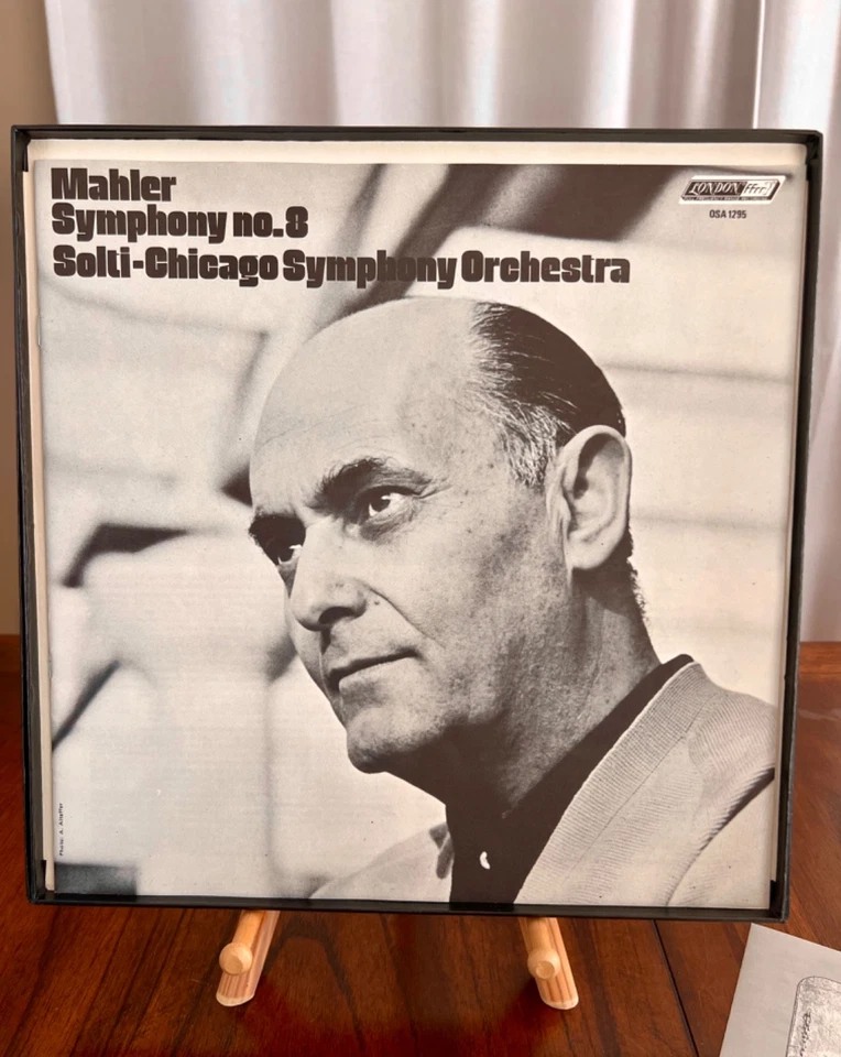 Mahler Symphony 8 Georg Solti , Chicago SO, Vinyl 2 LP Classical, NM - Image 2 of 4