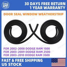 For 2003-2009 Dodge Ram 1500 2500 3500 Front Pair Door Seal Weatherstrip