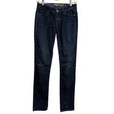 Paige Skyline Skinny Jeans Dark Wash Indigo Blue Denim Size 25 Made in USA