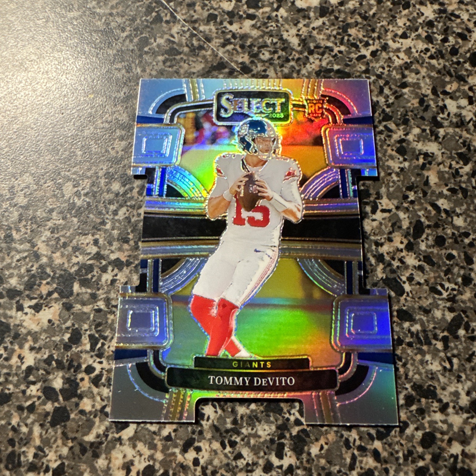 2023 Panini Select - Concourse Tommy DeVito #73 Silver Prizm (RC) Die-Cut Rookie