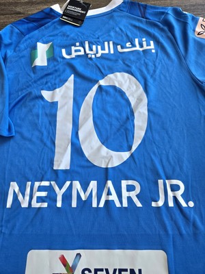 NWT Puma Al Hilal 23/24 Home Neymar Jr. Soccer Jersey Saudi League