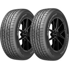 Qty 2 23570r16 Continental Cross Contact Lx25 106t Sl White Letter Tires