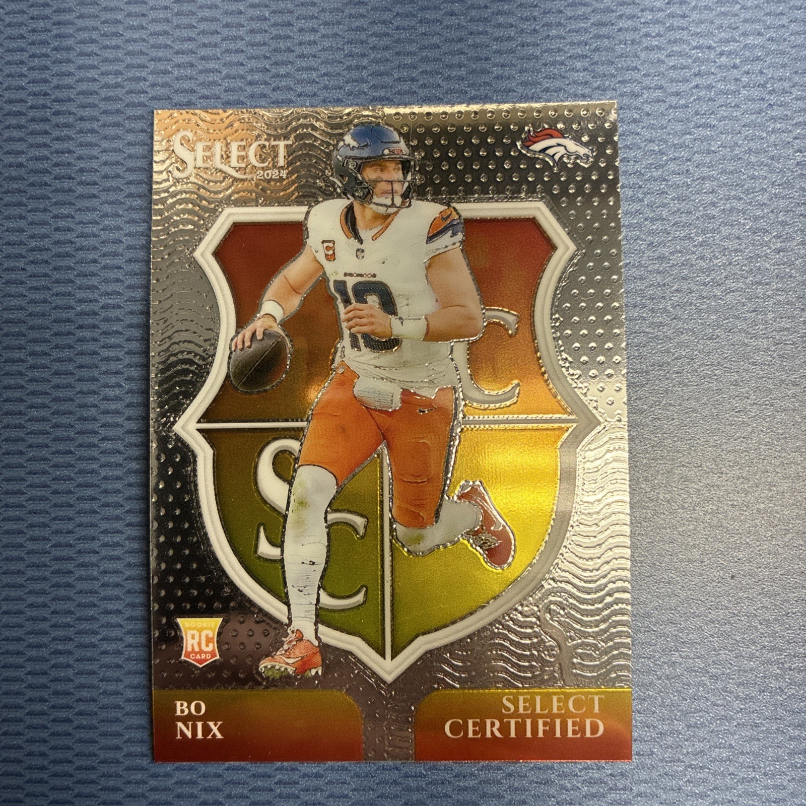 2024 Panini Select #4 Bo Nix Select Certified Rookies