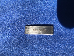 .0507" Thick Rectangular Gage Block Gauge Block Standard 1.125" Lg