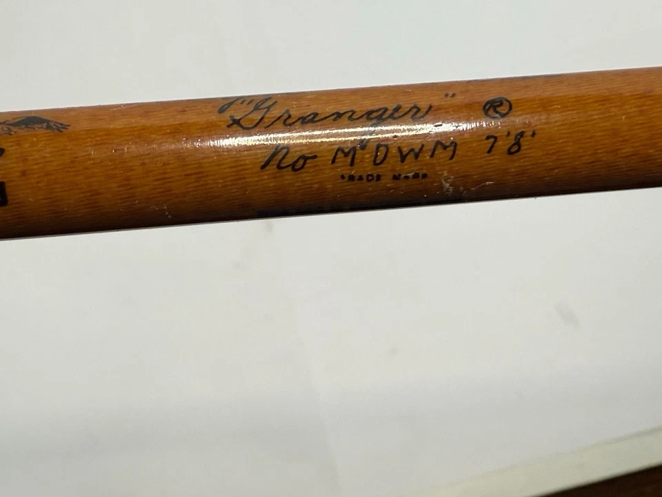 Vintage Wright & McGill Granger MDWM 7' 8" 2 Piece Fiberglass Spinning  Rod - Image 4 of 4