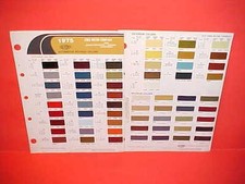1975 FORD MUSTANG RANCHERO TORINO LINCOLN MARK IV MERCURY COUGAR PAINT CHIPS 75