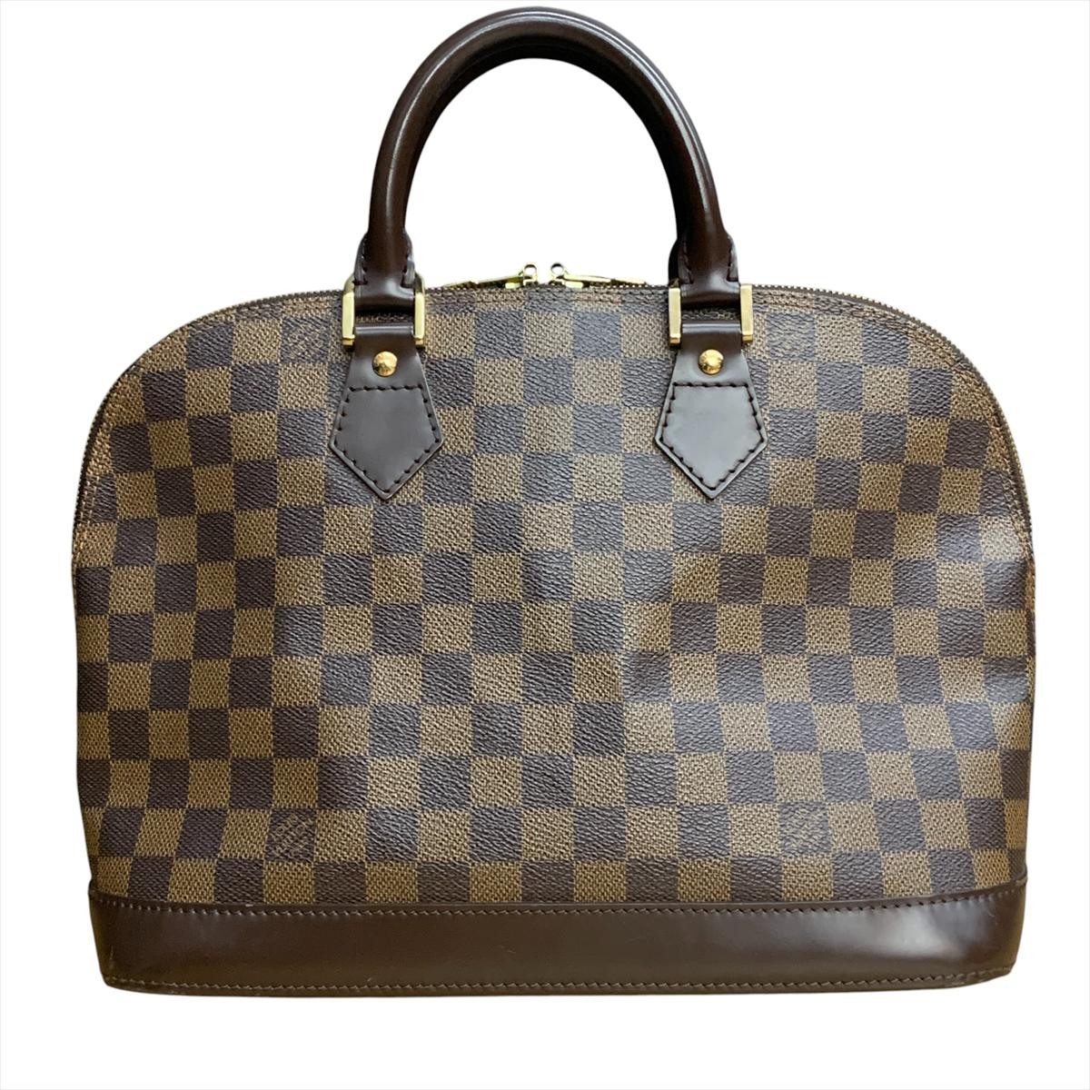 LOUIS VUITTON N51131 Damier Alma Handbag FL0065 Used O25 081205