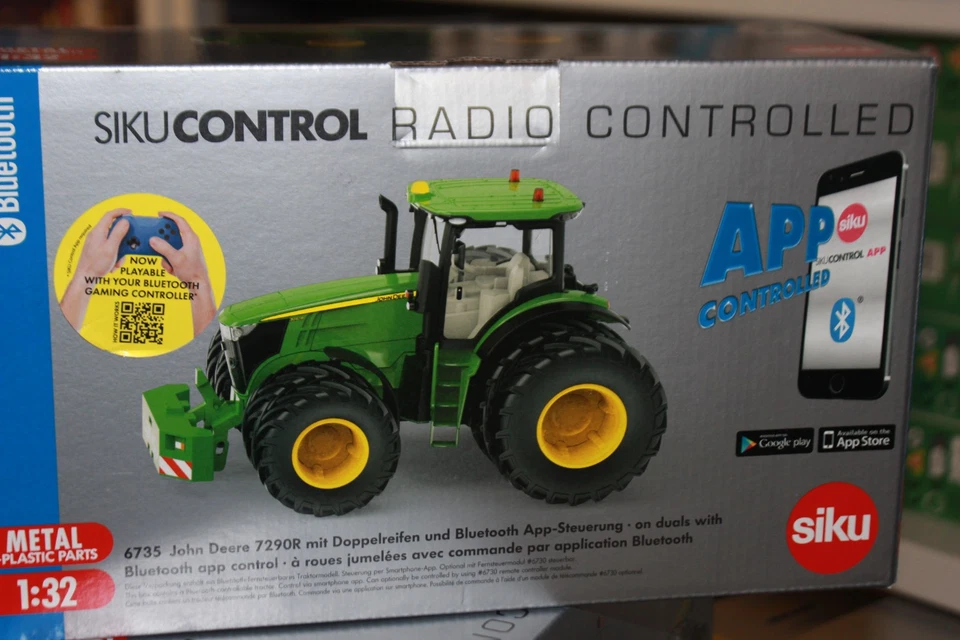 Siku 6735 John Deere 7290 R Traktor Control 1:32 Gaming Contoller kompatibel NEU - Bild 2 von 4