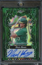 Nick Kurtz 2025 Leaf Signature GREEN Auto Autograph RC Oakland Athletics 1/1