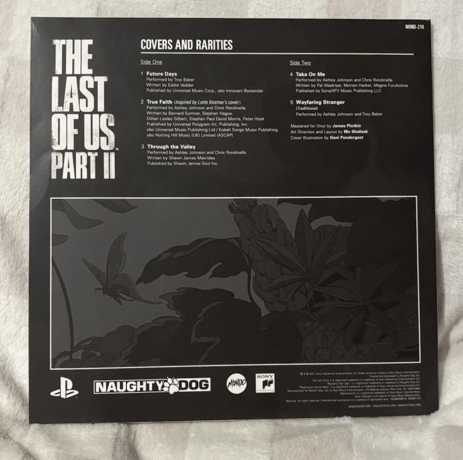 The Last Of Us Part II: Covers and Rarities Mondo Limited 180g Colored Vinyl EX+ - Image 2 of 4