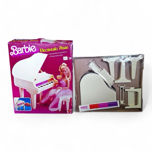 Vintage 1981 Barbie Electronic Piano Playset SEALED Mattel Toys
