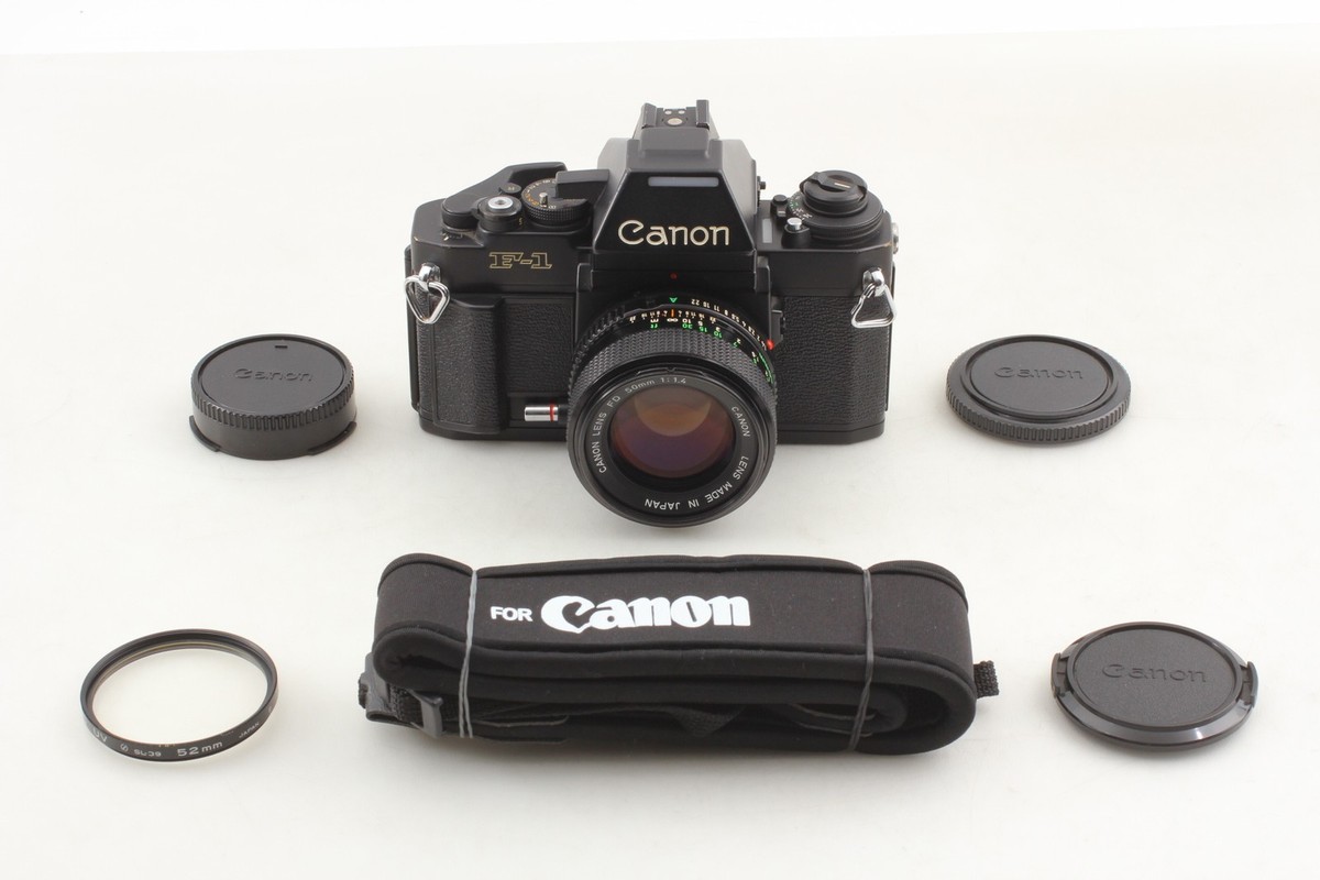Near MINT] Canon NEW F-1 AE Finder Film Camera NFD 50mm F1.4