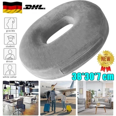 MARKENLOS Memory Schaum Sitzkissen Orthopädisches Steißbeinkissen Weich Donut Stuhlkissen
