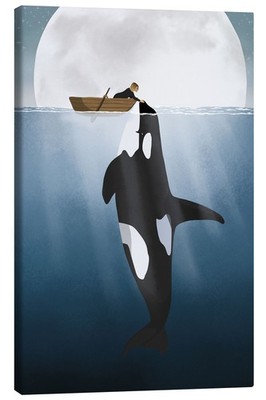 Leinwandbild Orca Love - bykammille