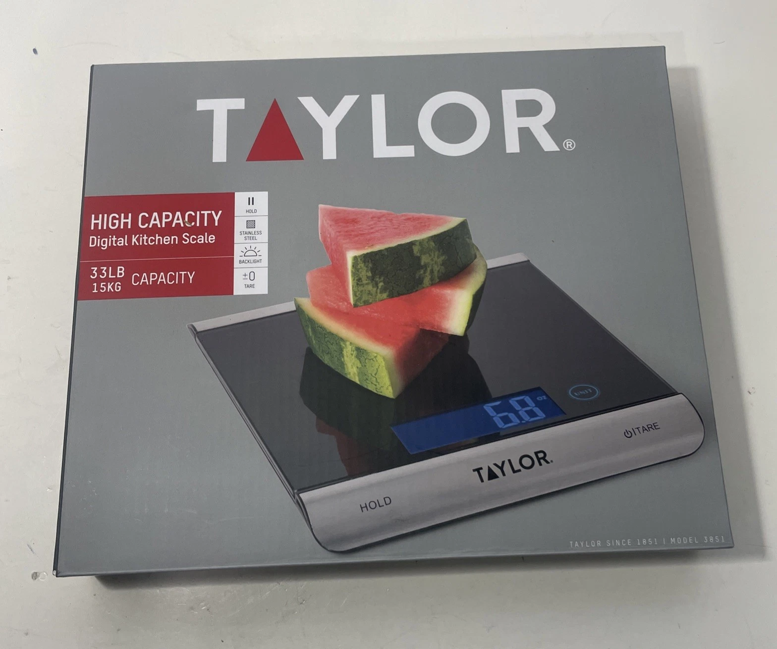 Taylor Precision Products 3851 High-Capacity Digital Kitchen Scale NEW
Opens in a new window or tab