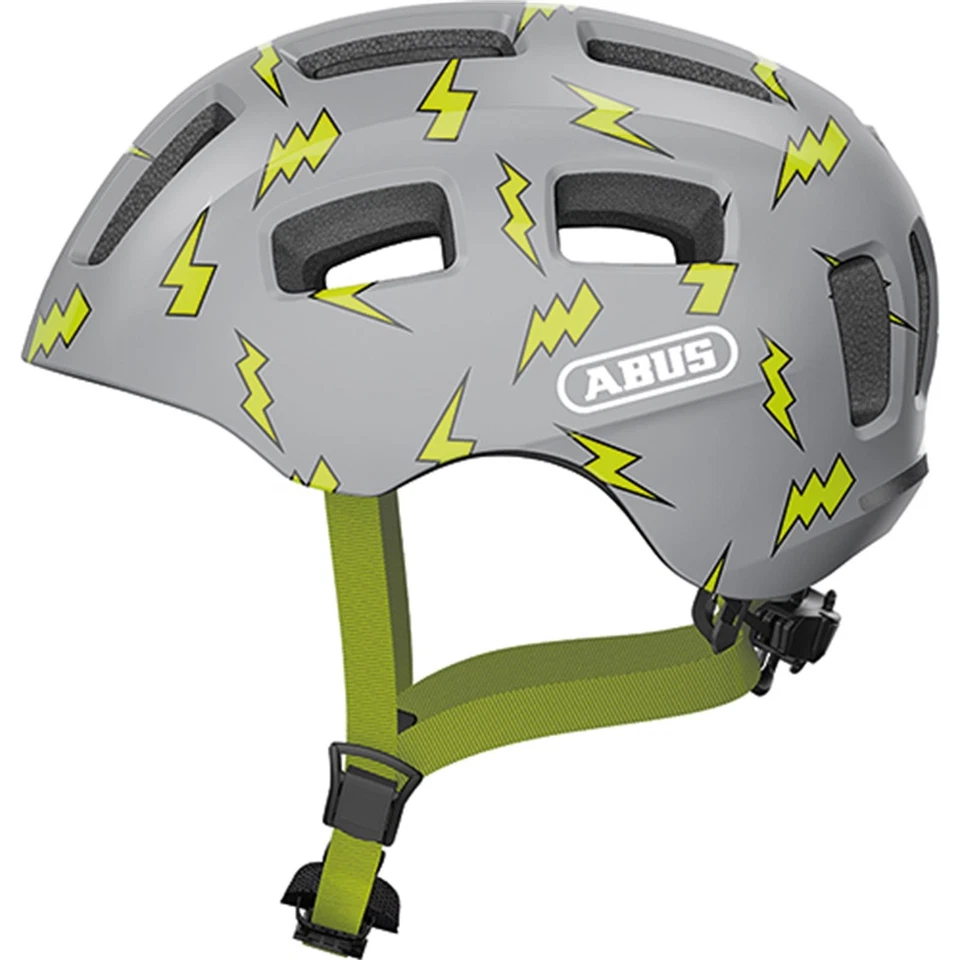 Abus Helme Fahrrad Helm Young-I 2.0 M=52-57cm Grey Flash Jugend - Bild 1 von 1