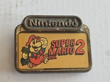 Vintage 1989 Nintendo Super Mario Bros 2 Belt Buckle   Rare Retro Gamer...