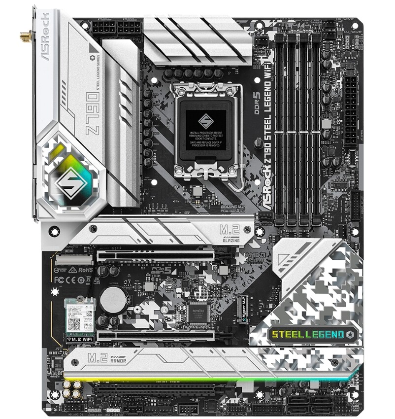 For ASRock Z790 Steel Legend WiFi Motherboard LGA 1700 Intel Z790