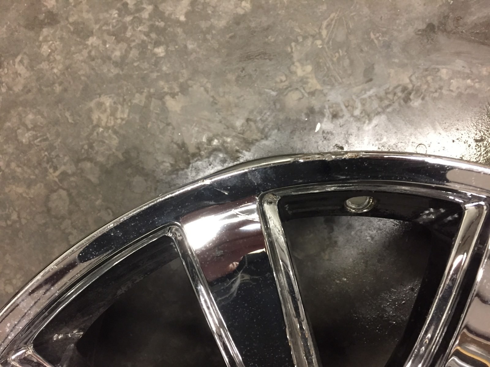 Bentley Continental Wheel Rim 2012 19" Factory Chrome Rim Used #98406