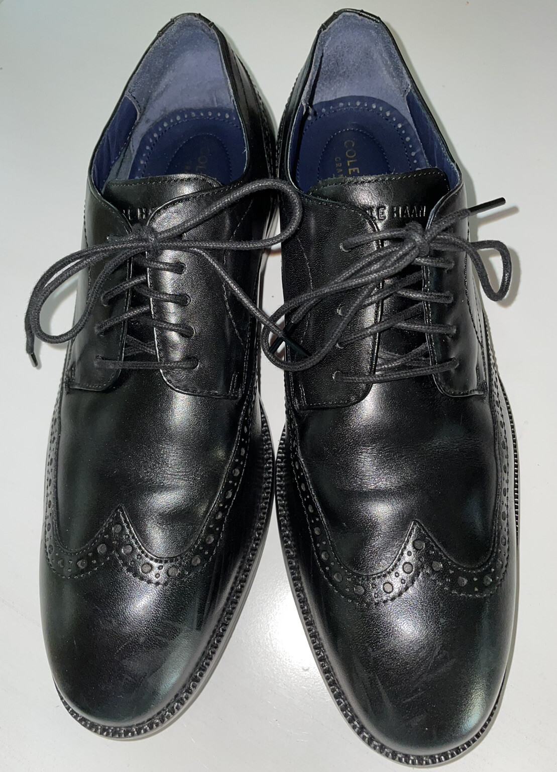SAOLA Oxford a coda di rondine Cole Haan Johnson OX GRAND 360 taglia 9 5 M. Us intime ottimeioni