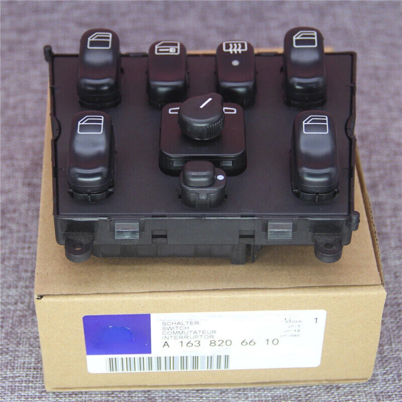 New Master Power Window Door Switch for 1998-2003 Mercedes Benz ML320 ML55 AMG Foto 3 de 4