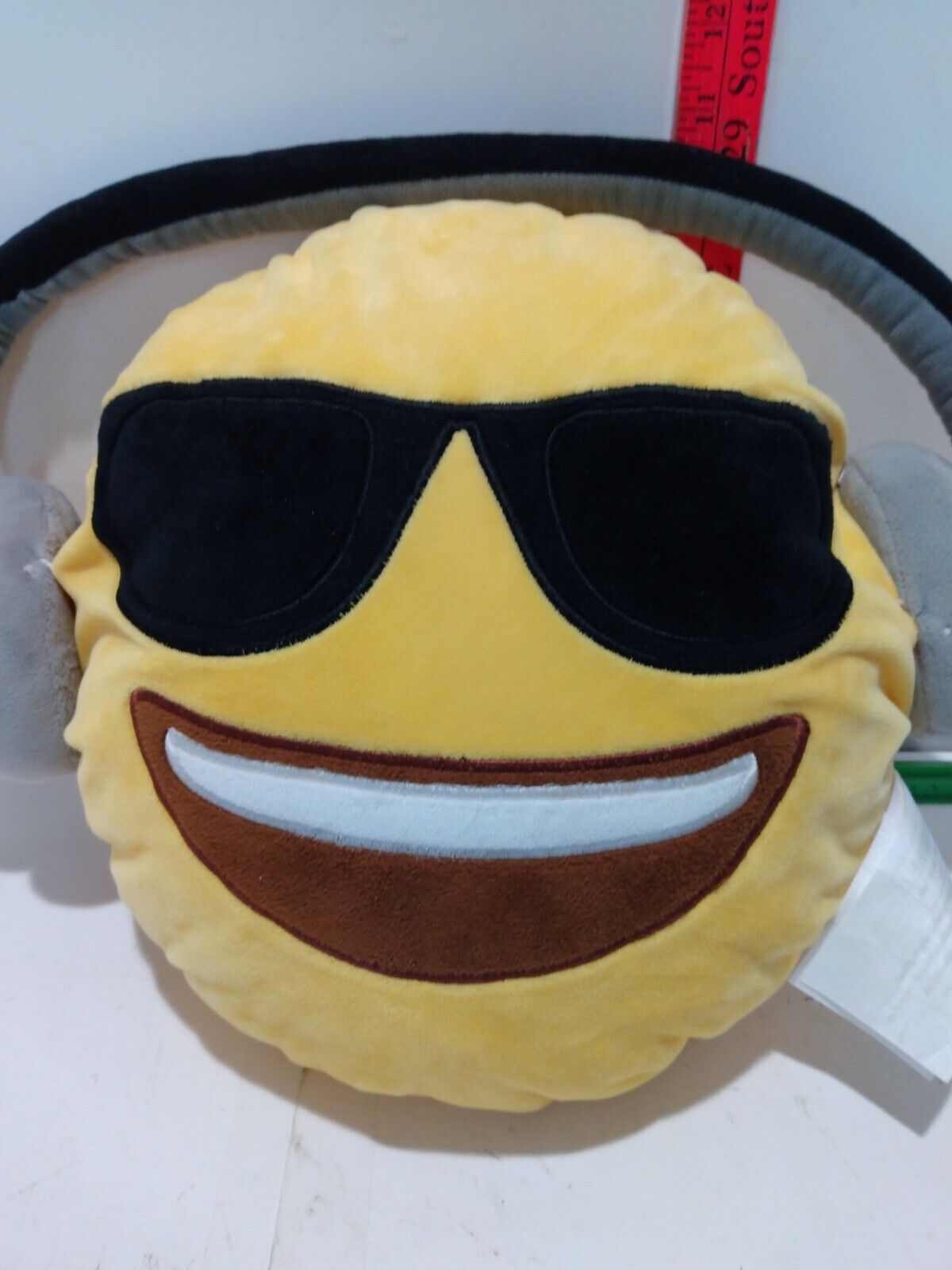 Rare Vintage Smiley Collectibe Toy Emoji Wearing Sunglasses Full