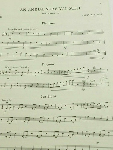 The Sound of Strings String Orchestra Viola featuring an Animal Survival Suite - Picture 3 of 5