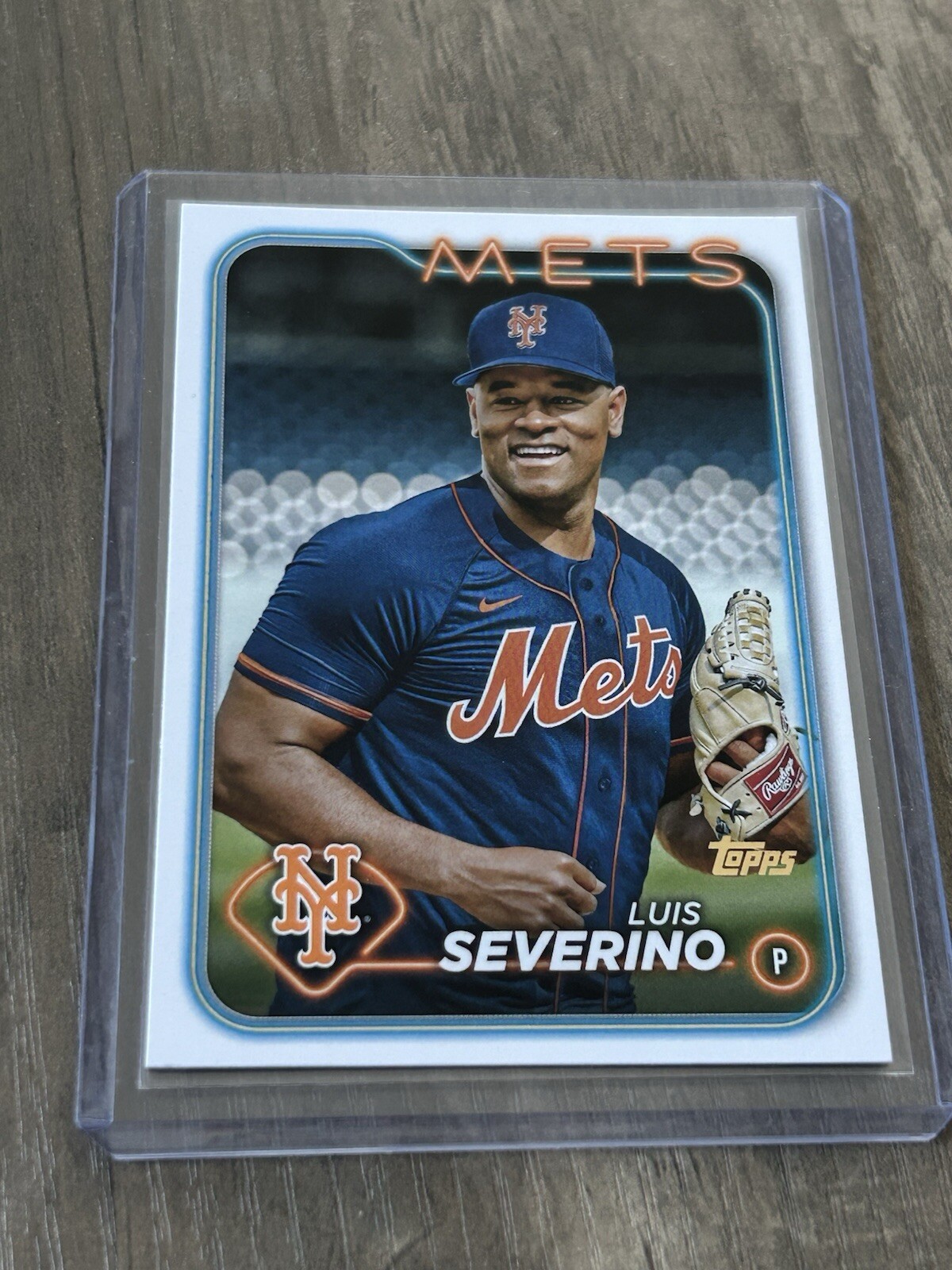 2024 Topps Series 2 - #633 Luis Severino - SSP - Golden Mirror Image Variation