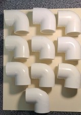 LOT OF 10 CHARLOTTE PIPE 1" X 1" S X S 90 DEG ELBOW PVC SCH 40 406-010 BRAND NEW
