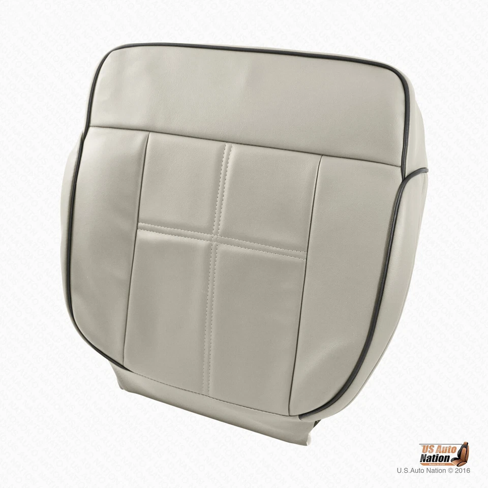 Lincoln Mark LT 2006-2008 parte inferior de conductor y pasajero cubierta de asiento de cuero bronceado Foto 4 de 4