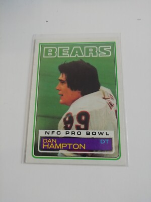 Dan Hampton Chicago Bears Pick your Card NFL Trading Card