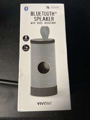 vivitar bluetooth speaker with voice assistant