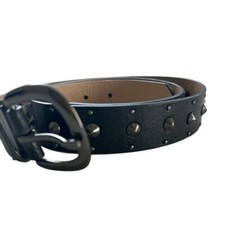 Steve Madden Black Studded Women s Belt Size L