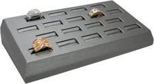 Novel Box 18 Slot Ring/Cufflink Tray Stand Holder Jewelry Display 8.2X4.5X1.75"