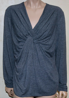 Giorgio Armani Collezioni grey long sleeve top 12