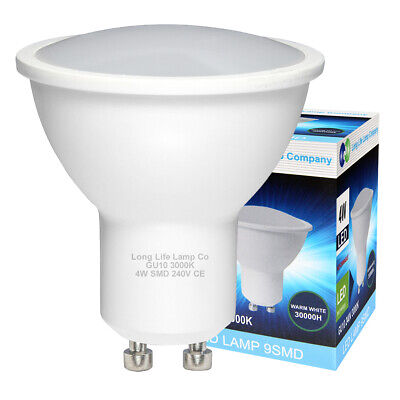 tp24 3.5W GU10 dimmable LED bulb warm white 330 lumens L1 cap