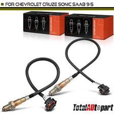 2x Oxygen O2 Sensor for Chevrolet Cruze 2011-2015 Saab 9-5 Upstream & Downstream