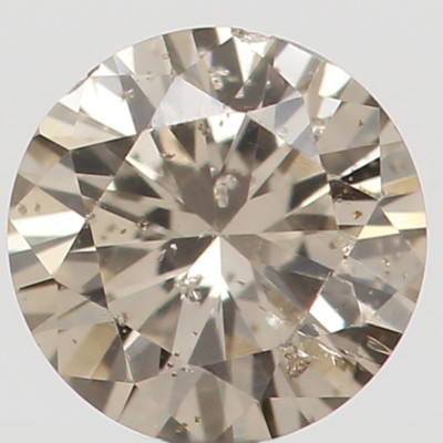 0.15 Ct Natural Loose Round Cut Diamond 3.50 MM Brown Color Round Diamond N7204