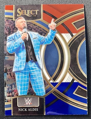 Nick Aldis 2024 Panini Select WWE PREMIER RED BLUE Card #132