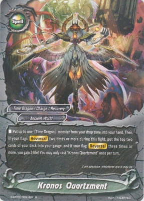 Bushiroad Future Card Buddyfight Kronos Quartzment S-BT07/0031EN R Zeitdrache