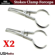 Stokes Clamp Forceps Endodontic Dental Rubber Dam Placement Orthodontic Lab Tool
