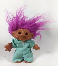 Troll Nurse with Pink Hair Turquoise Outfit