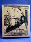 Stampington & Co Miller Pens Collage Altered Art Rubber Stamp Wood Mtd K5500