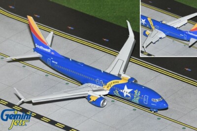 GeminiJets Boeing 737-800 Southwest ''Nevada One'' Flaps Down N8646B 1:200 Modellf